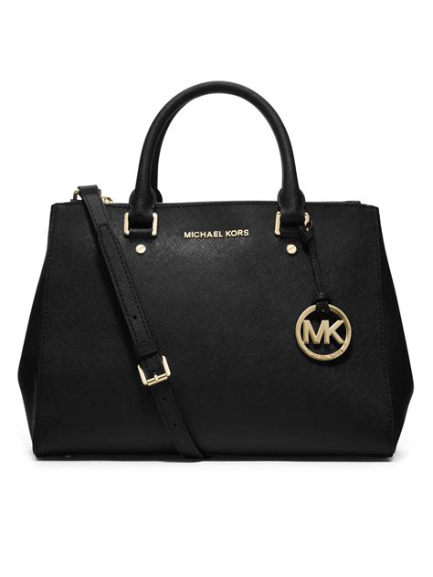 michael kors cindy saffiano leder schwarz schulranzen|Amazon.com: Michael Kors Cindy Large Saffiano Leather .